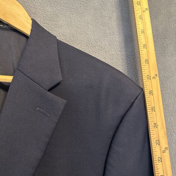 Lauren Ralph Lauren Wool Navy Blazer Mens 42L Gold Button Sport Coat Suit Jacket - Picture 7 of 10